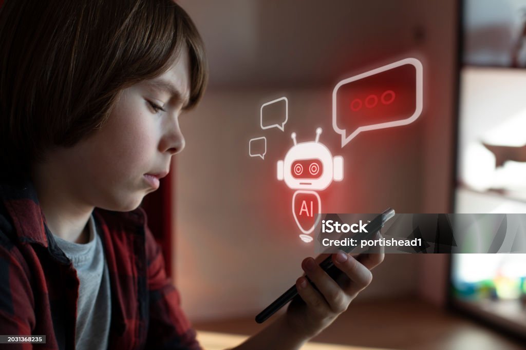 Before coaching — child distracted on phone